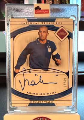 Gianluca Vialli National Treasures auto
